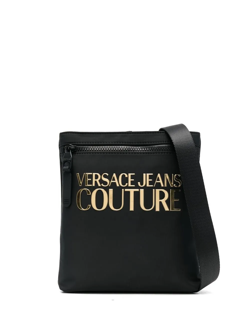 

Сумка-мессенджер с логотипом Versace Jeans Couture, черный