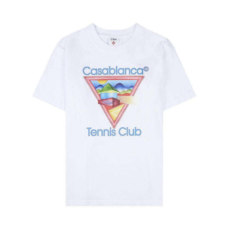 

Футболка Casablanca Tennis Club Icon Printed T-Shirt, White