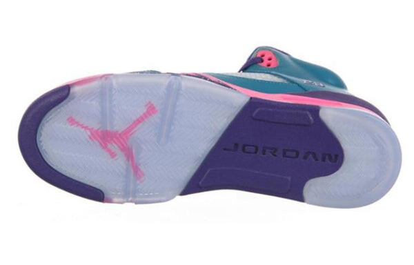 Кроссовки 5 retro 'teal' Air Jordan, мультиколор — фото 3