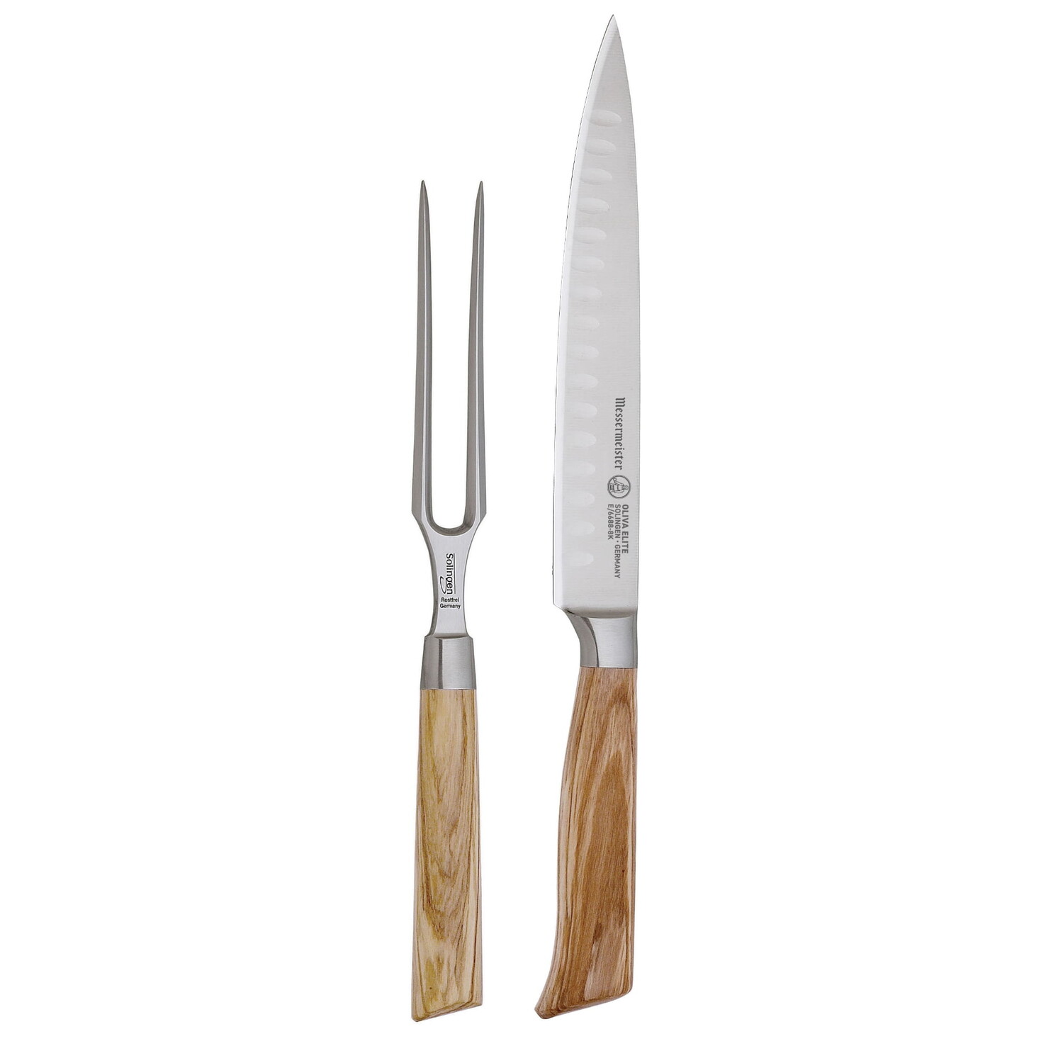

Набор ножей для резьбы Messermeister Oliva Elite Kullenschliff, стальной