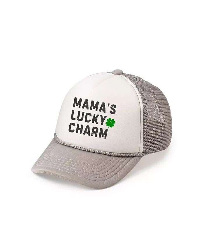 

Шляпа на День Святого Патрика для мамочек-мальчиков Lucky Charm Sweet Wink, серый