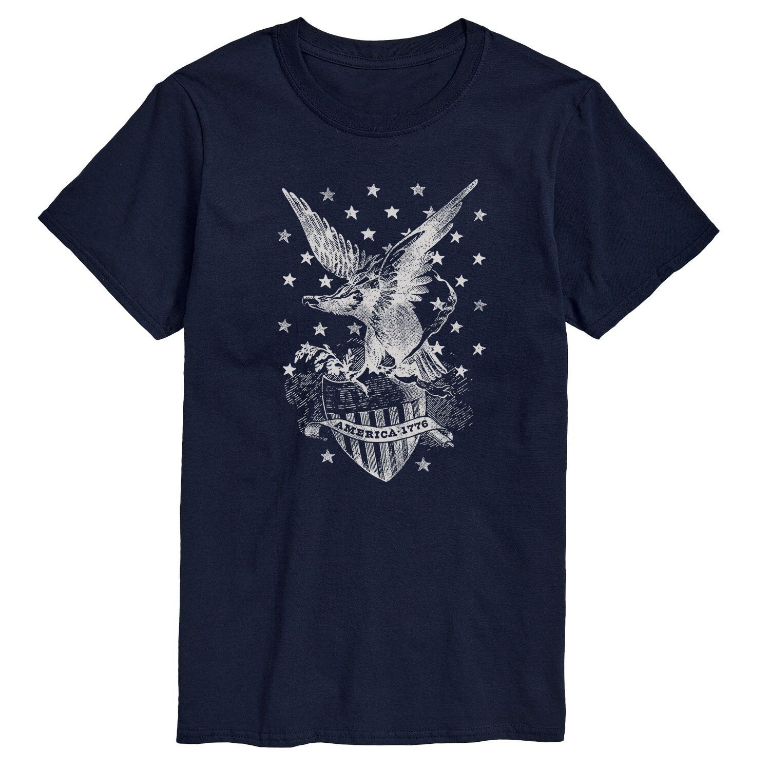 

Мужская футболка с рисунком Big & Tall America Eagle Stars License, синий
