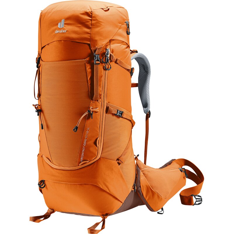 

Рюкзак aircontact core 55+10 сл Deuter, цвет chestnut-umbra