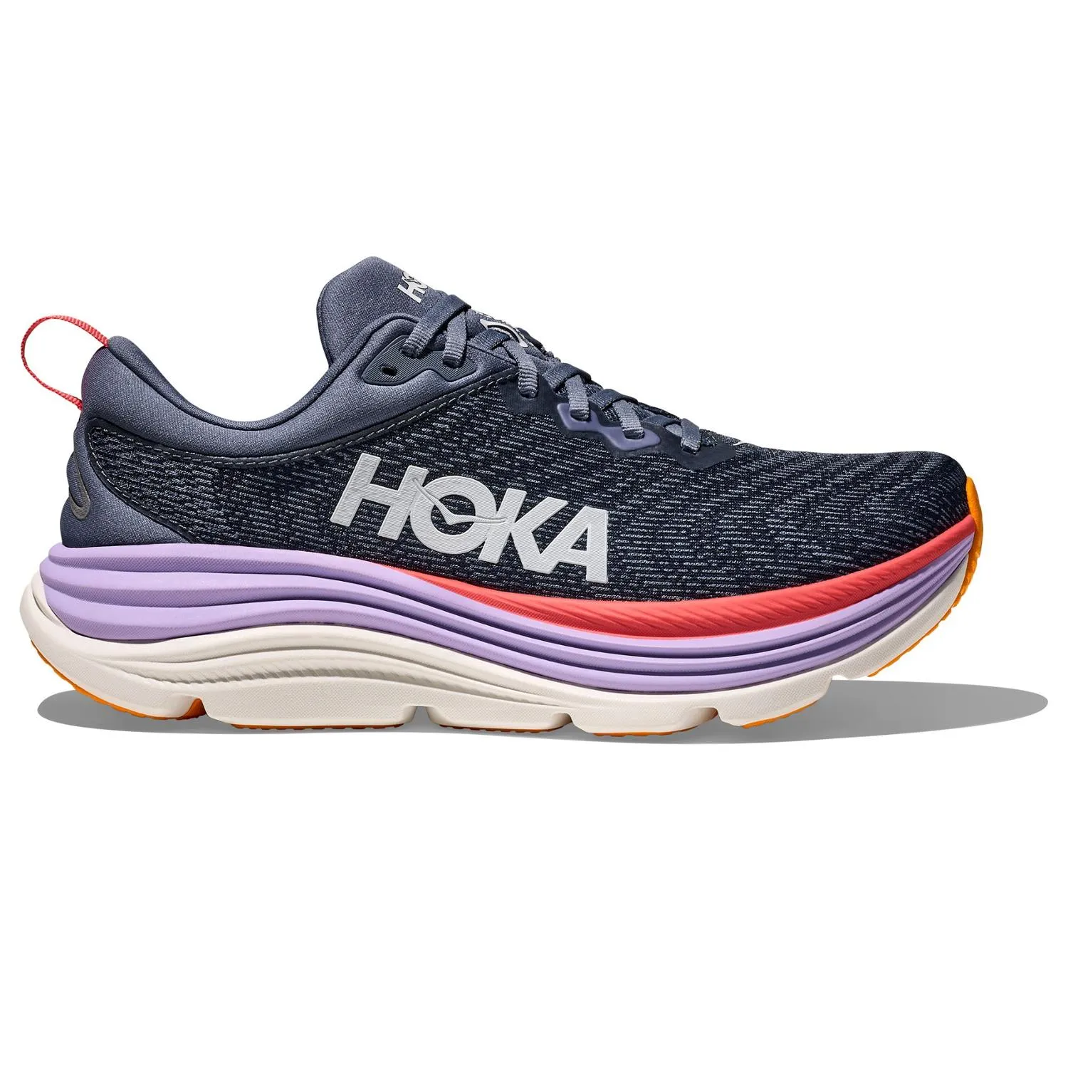 Женские кроссовки Gaviota 5 для бега по дороге HOKA, Anchor/Grapefruit