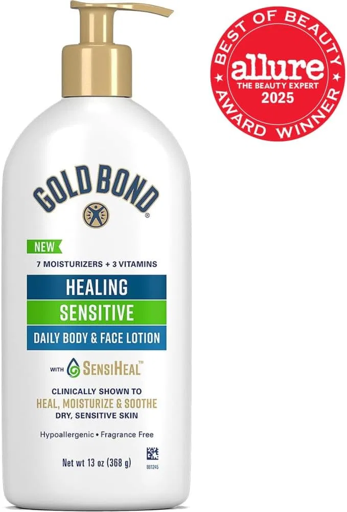 Лосьон для тела и лица Gold Bond Healing Sensitive, 13 унций — фото 2