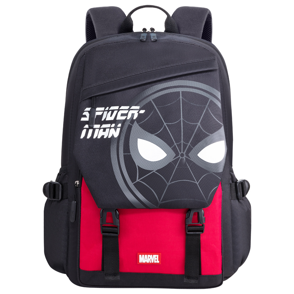 

Disney Детский рюкзак Marvel из полиэстера большой размер разноцветный, Red Black