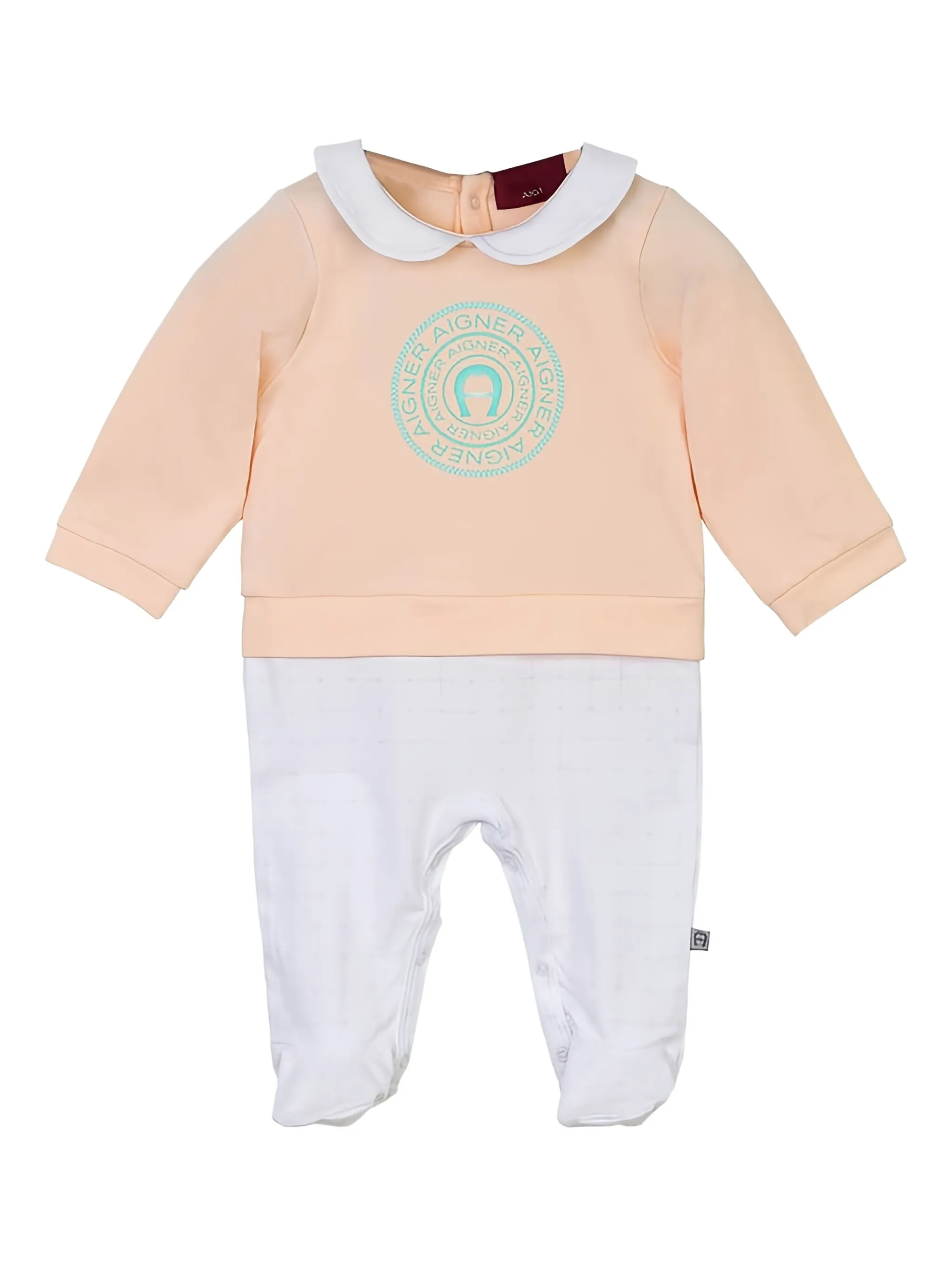 

Ромпер с воротником Питер Пэн Aigner Kids, бежевый