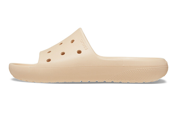 Crocs Классические шлёпанцы Crocs мужские и женские, тёплый хаки, Shitake