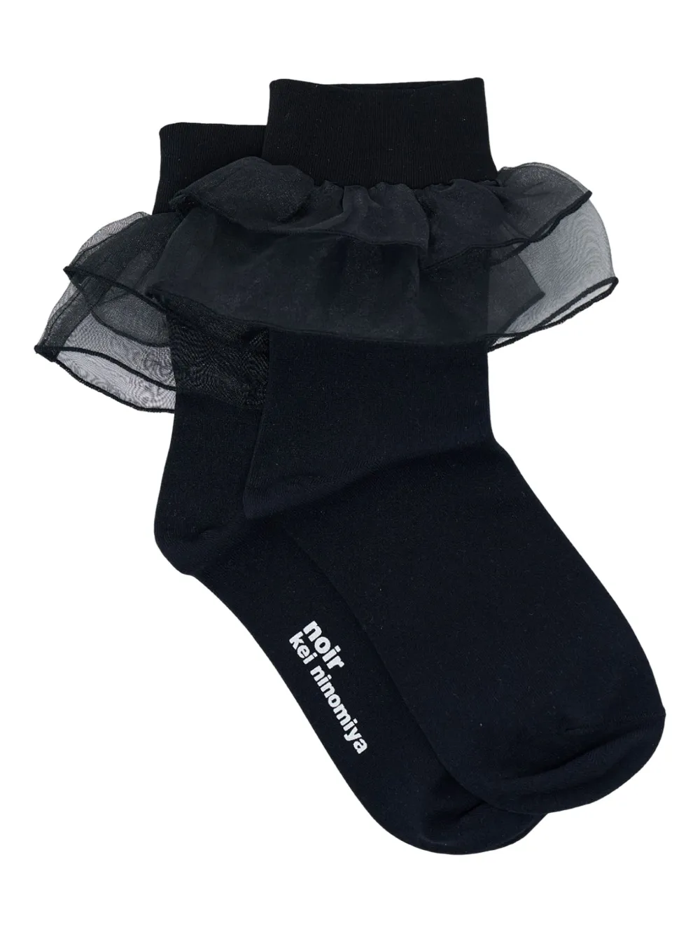 

Носки с оборками Noir Kei Ninomiya, черный