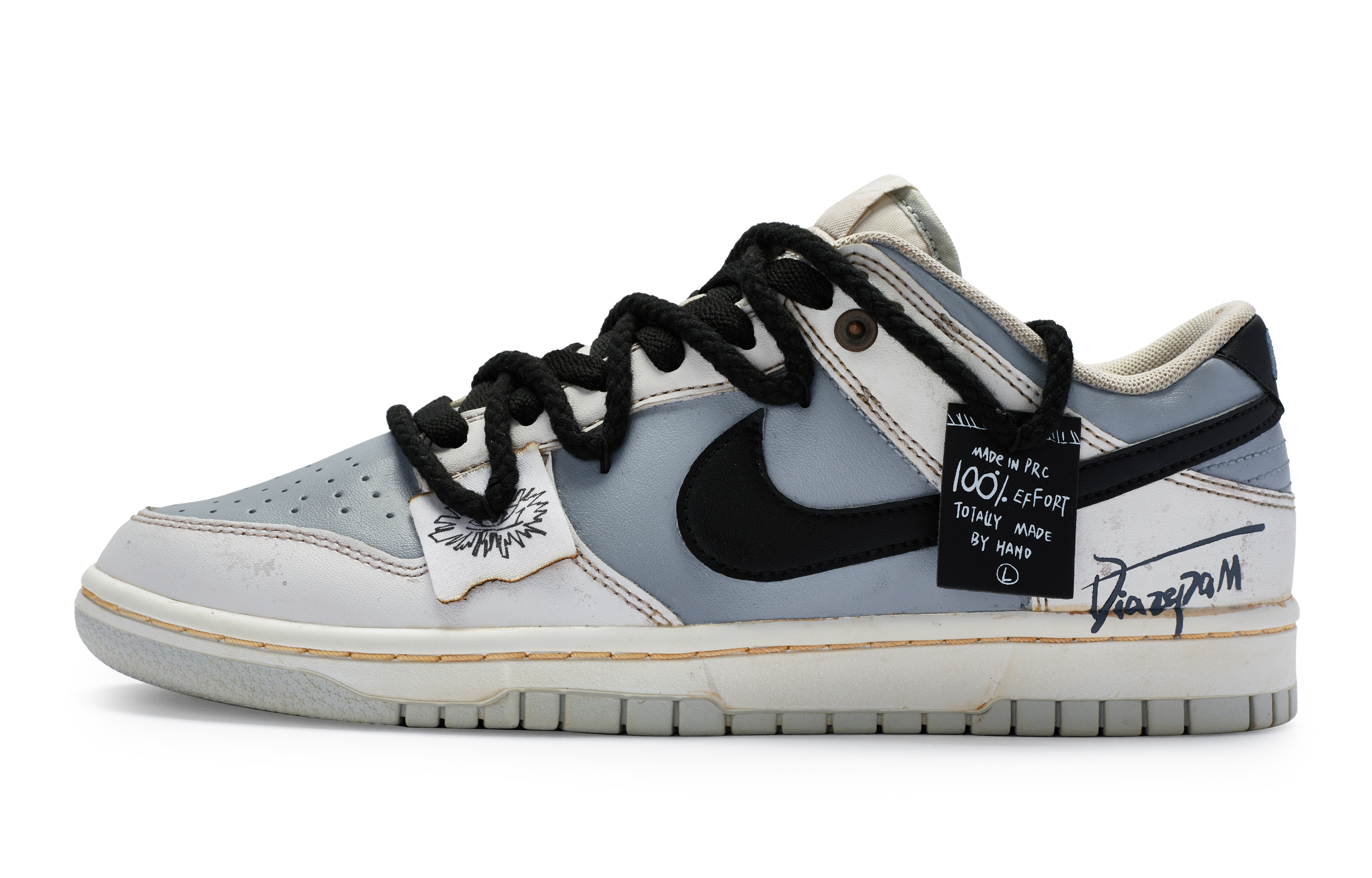 

Кроссовки Nike Dunk Skateboard Shoes Women's Low-Top Gray