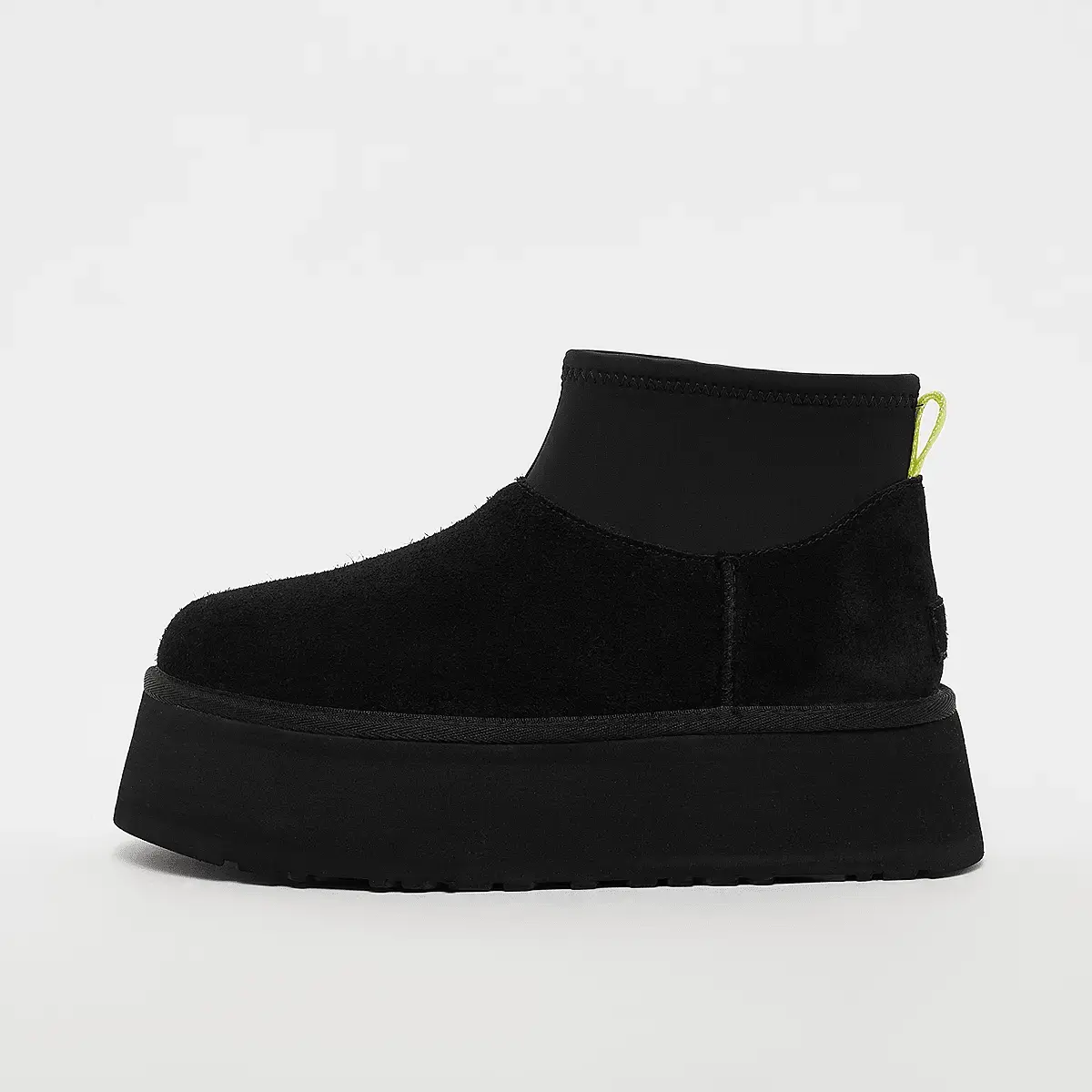 Ботинки UGG Classic Mini Dipper на массивной подошве, черный