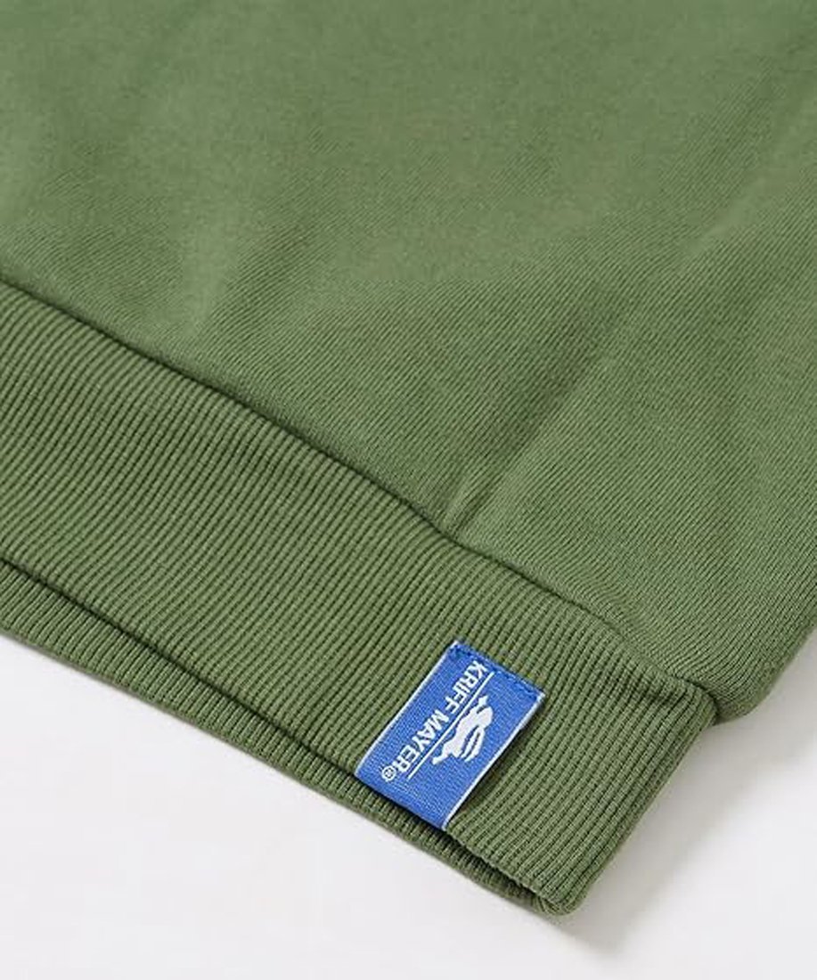 Свитшот Souffle Touch Crew Sweat (Ikakku) Kriff Mayer, Olive — фото 4
