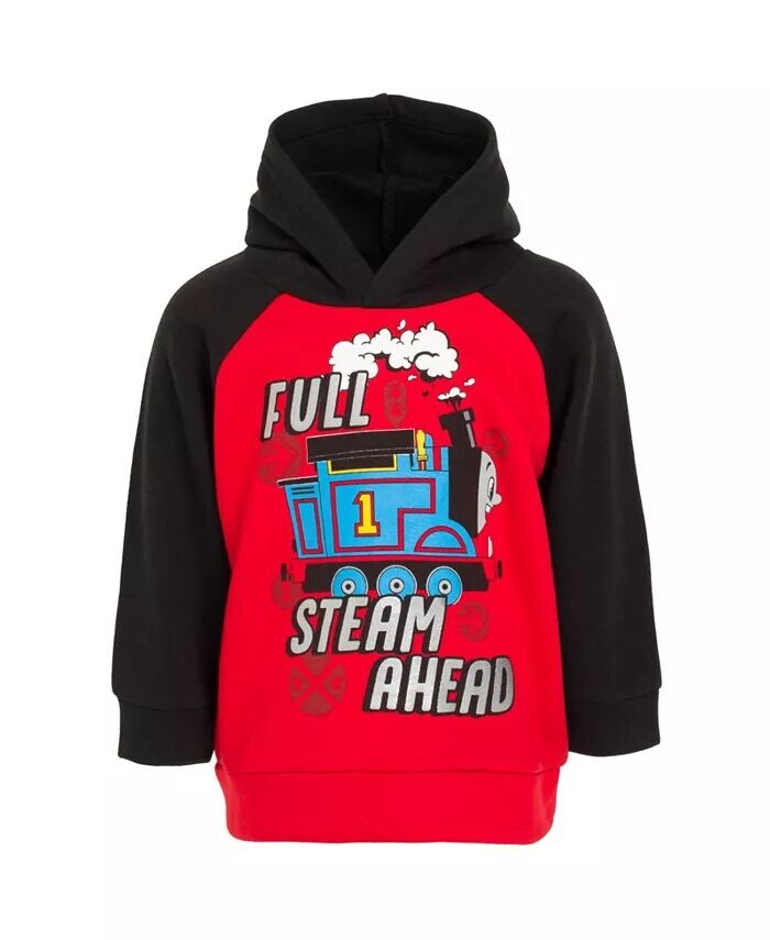 

Детский пуловер с капюшоном для мальчиков Tank Engine Thomas & Friends, красный