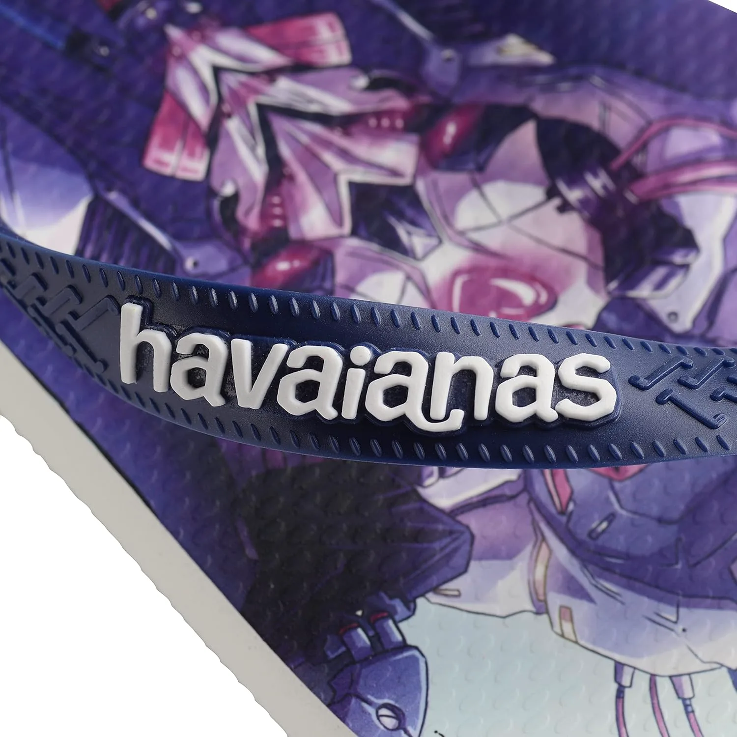 Мужские шлепанцы Havaianas с ремешком между пальцев, белый — фото 4