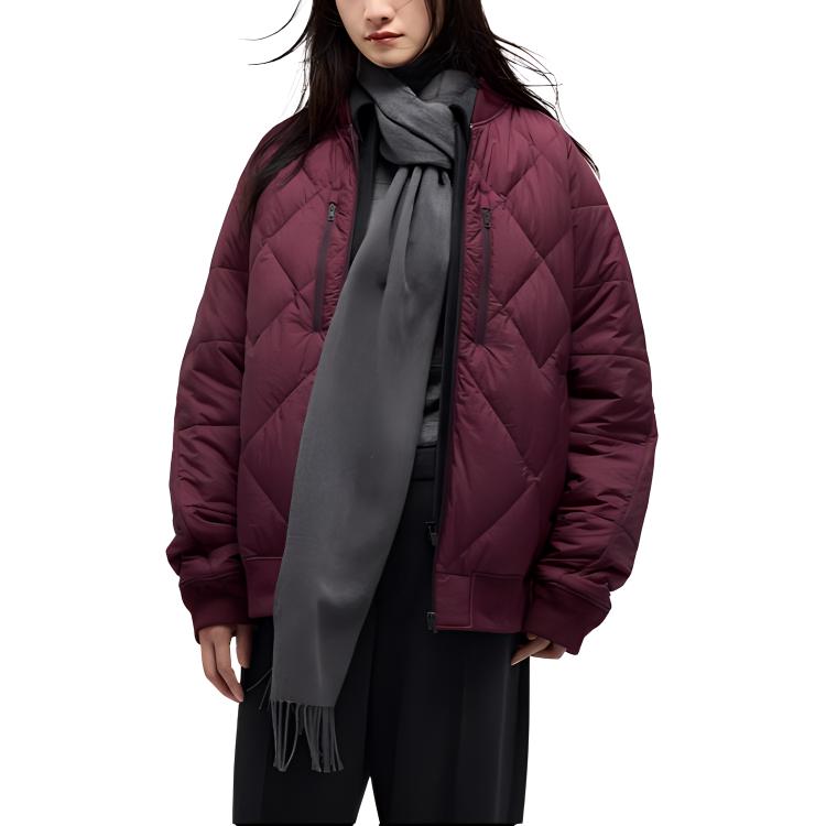 White Mountaineering Co-titled Series Пуховик Унисекс Бордовый UNIQLO — фото 2