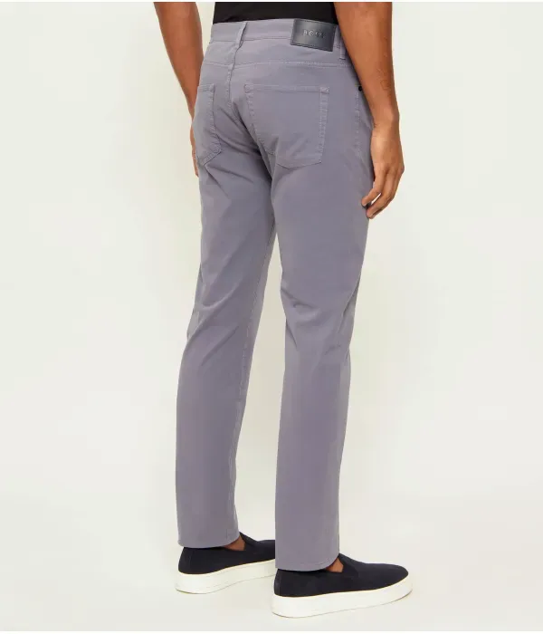 Брюки чинос H-Delaware5 slim fit Boss, фиолетовый — фото 4