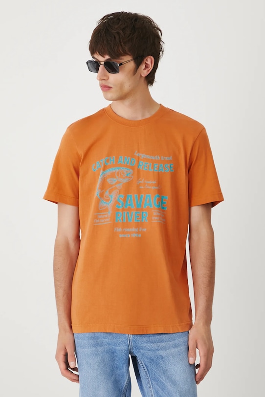 

Хлопковая футболка Medicine, оранжевый