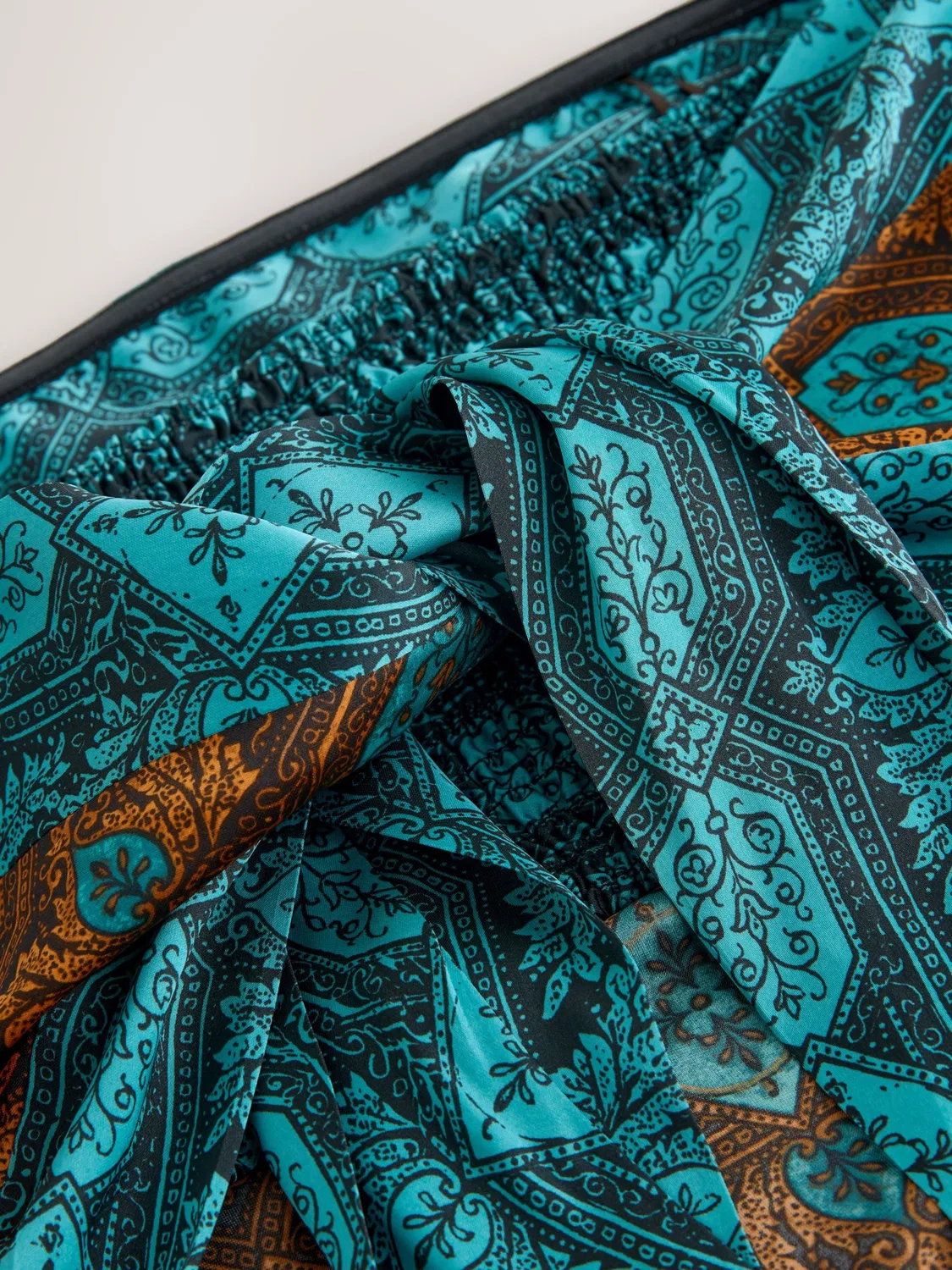 Beach Towel Next, Night Blue/Azure/Lobster — фото 2
