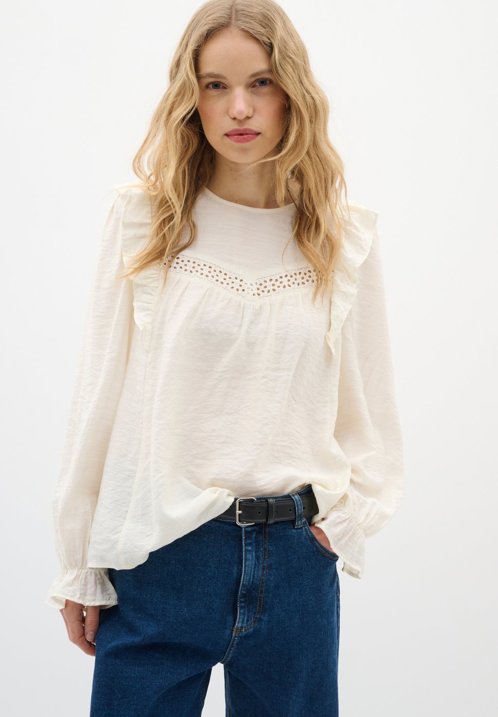 

Блуза NISIW InWear, кремовый