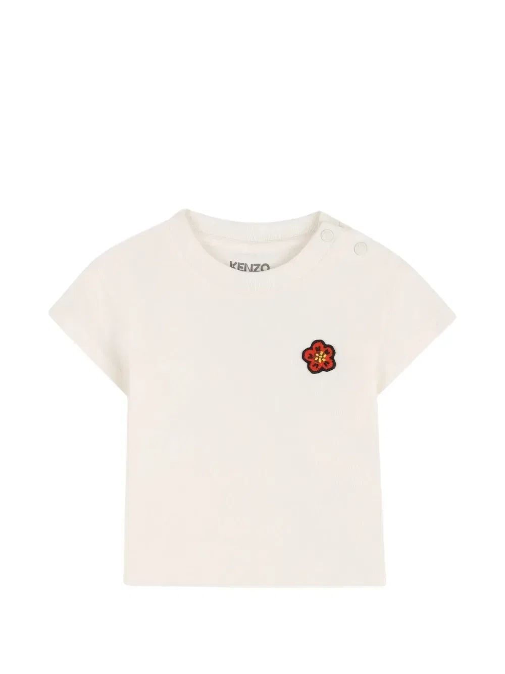 Спортивный костюм с цветочными аппликациями (три предмета) Kenzo Kids, розовый — фото 2
