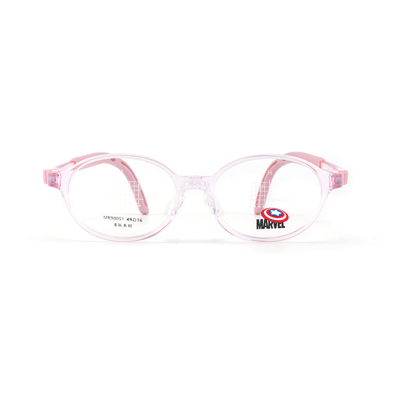 

MARVEL Круглая оправа для очков детская, Transparent Pink C081
