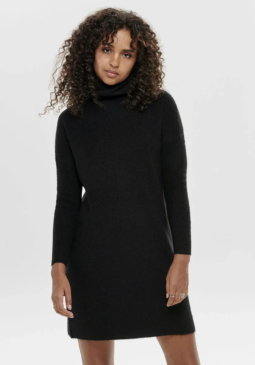 

Only трикотажное платье "ONLJANA L/S COWLNCK DRESS", черный