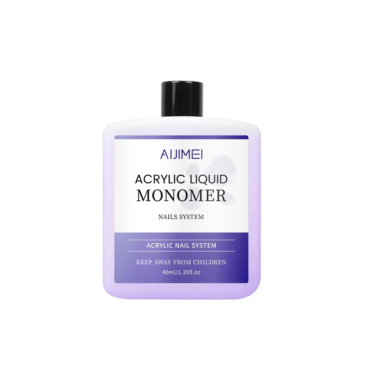Профессиональный акриловый мономер для наращивания ногтей 40 мл от AIJIMEI ‎Aijimei, 1Pcs