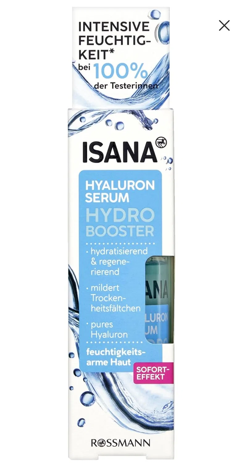Бустер — Гиалуроновая Isana Hydro Booster для сухой кожи Generisch