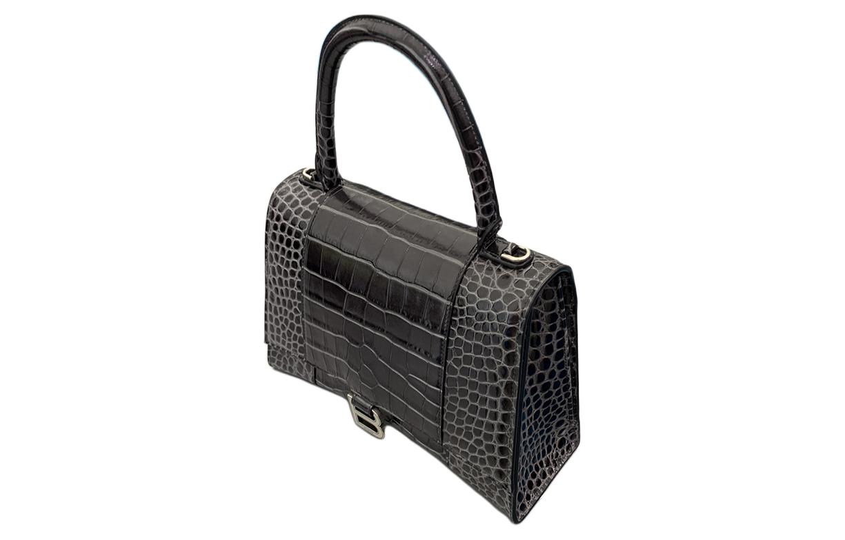 

Balenciaga Сумка hourglass кожаная, через плечо, кроссбоди, женская black