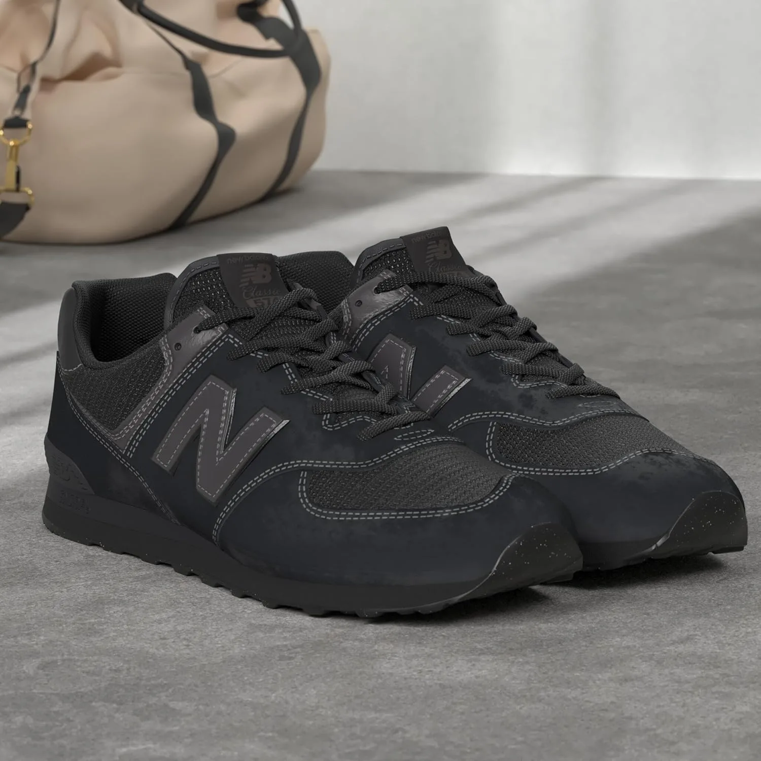 Мужские кроссовки New Balance 574, черный — фото 2