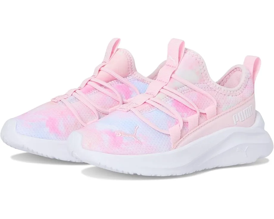 Кроссовки PUMA Kids Softride One4All Slip-On Shoes (Little Kid), Whisp Of Pink-puma WhiteSee Less