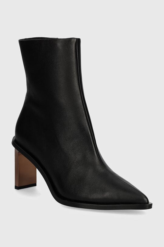 

Кожаные ботильоны ANKLE BOOT 70 LTH Calvin Klein, черный