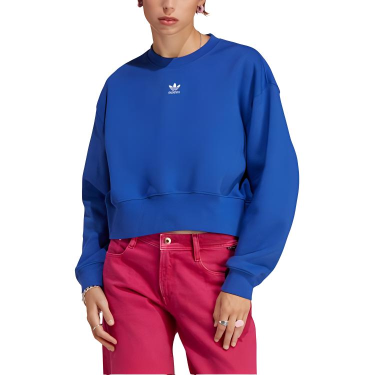 Футболка женская флуоресцентная синяя Adidas Originals — фото 4