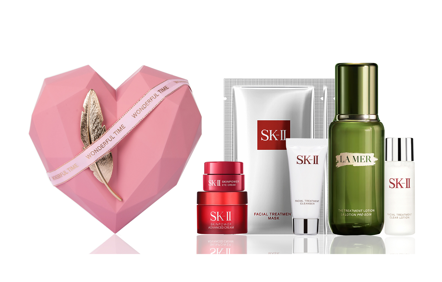 

LA MER HAILANZHIMI эссенция-лосьон Luxury Heartbeat Pink Gold подарочный набор средства для ухода успокаивающие подтягивающие увлажняющие восстанавливающие