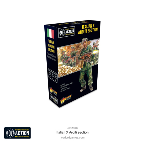 

Фигурки Bolt Action: Italian X Arditi Section Warlord Games