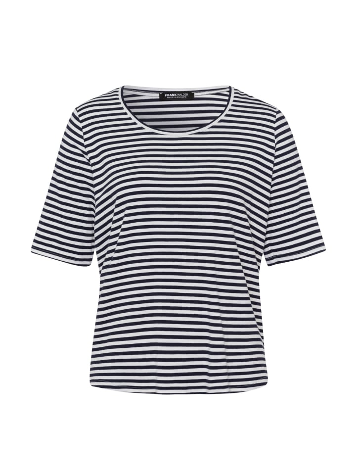 

Рубашка с короткими рукавами и классическим полосатым рисунком синего цвета. Frank Walder