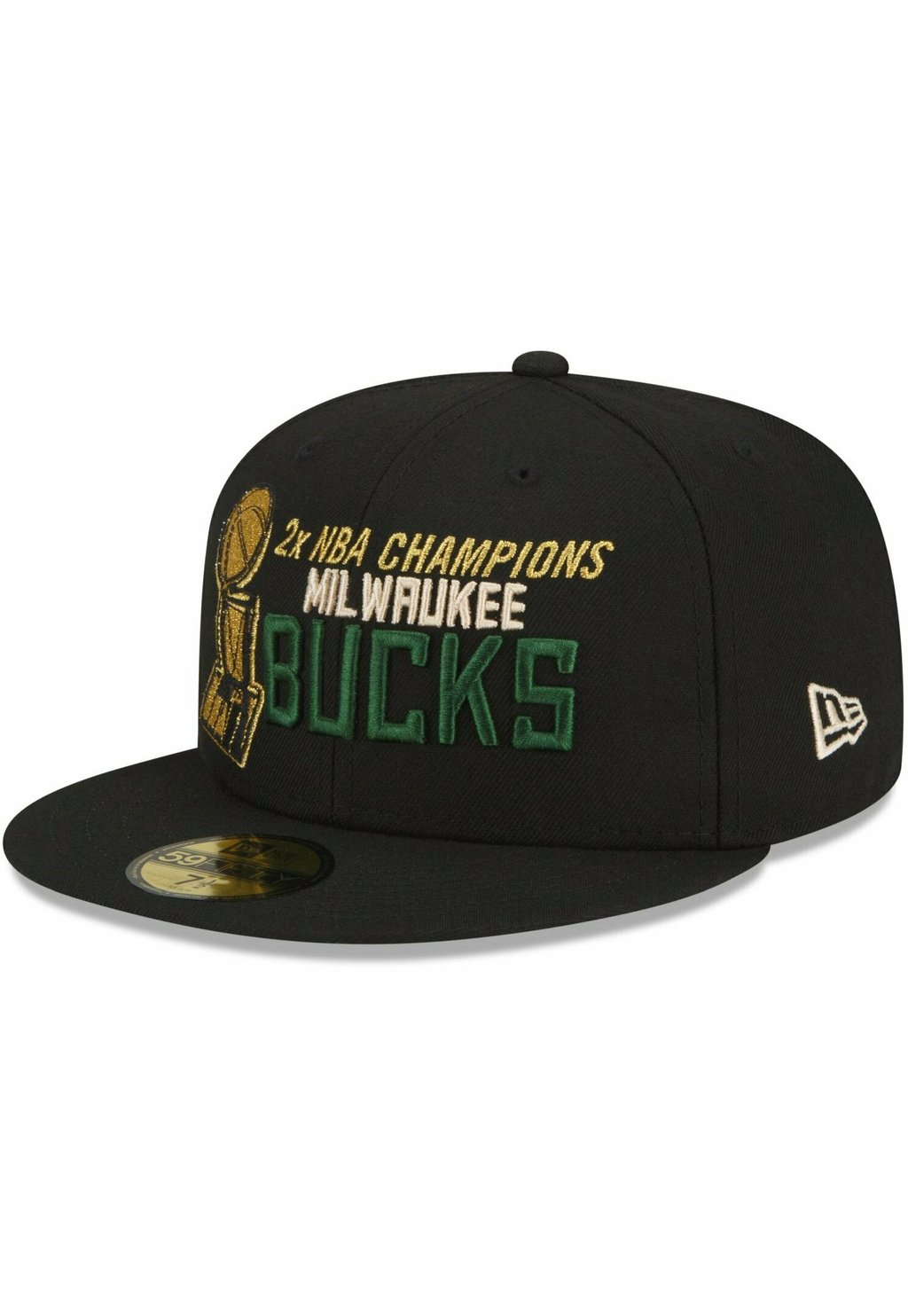 

Бейсболка 59FIFTY NBA CHAMPIONS MILWAUKEE BUCKS New Era, цвет black