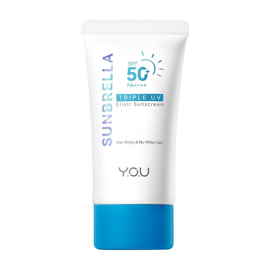 

You Y.O.U Sunbrella Triple UV Elixir Солнцезащитный крем SPF50+ PA++++ 40 мл, White