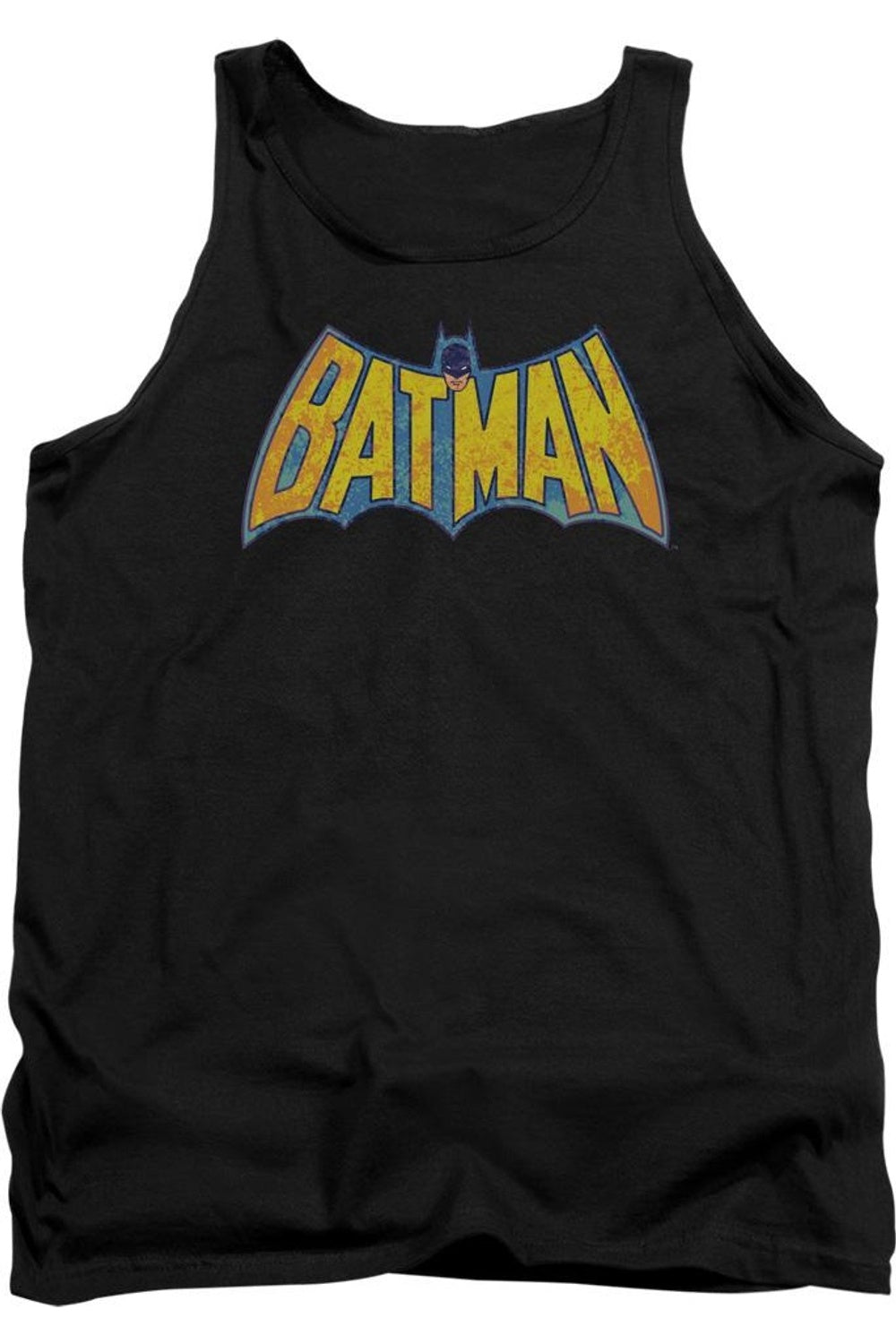 

Майка для взрослых с логотипом DC Comics Batman Neon Distress Gildan, черный