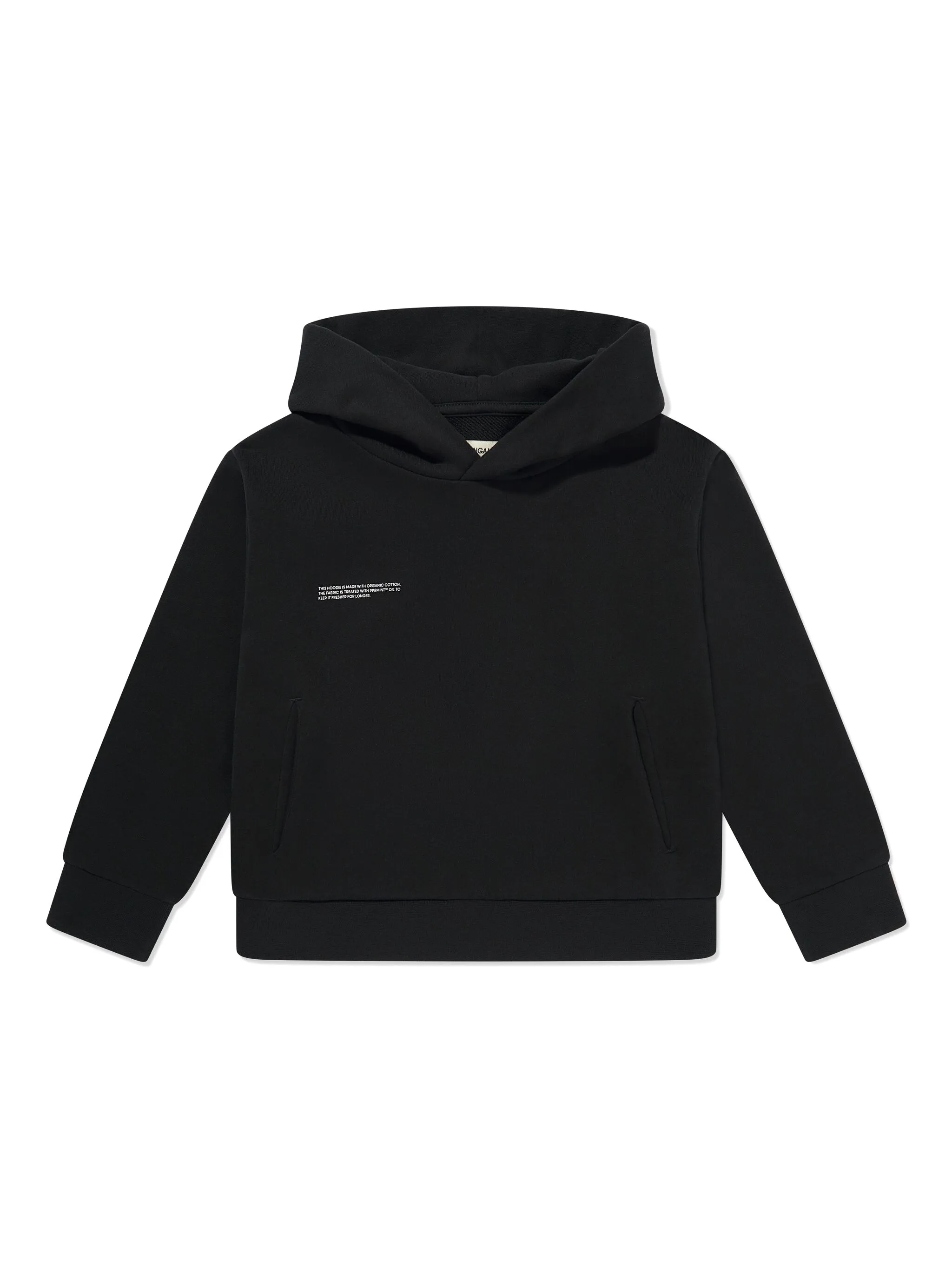 

Худи из органического хлопка Pangaia Kids, черный
