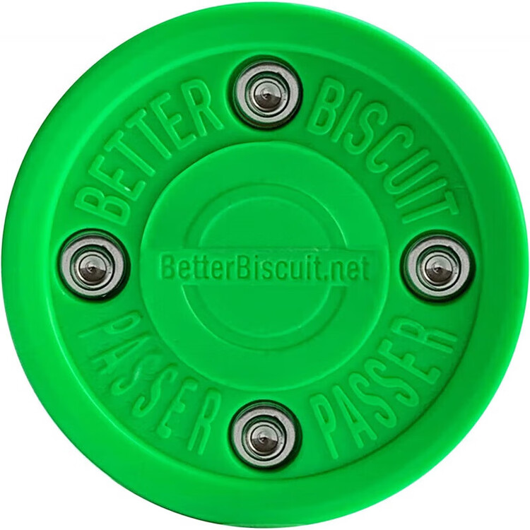 

He Jiagong Импортный Land Ice Hockey, Green Biscuit, ультраскользкий сухой плоский стик для сухого льда, зеленый (новая 4-полюсная конструкция), 1 шт