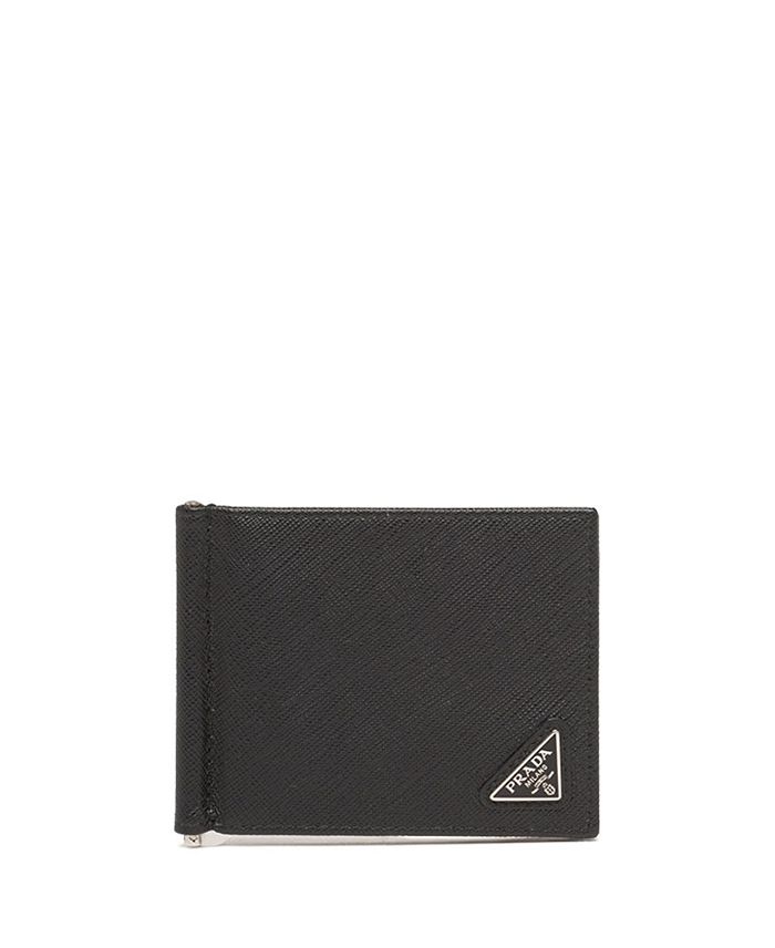 

Кошелёк из кожи Saffiano Prada, черный