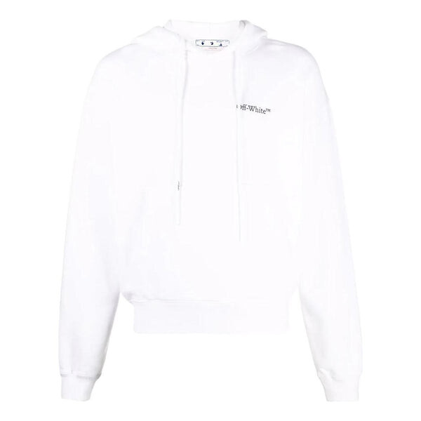 

Толстовка men's printing hooded long sleeves white Off-White, белый