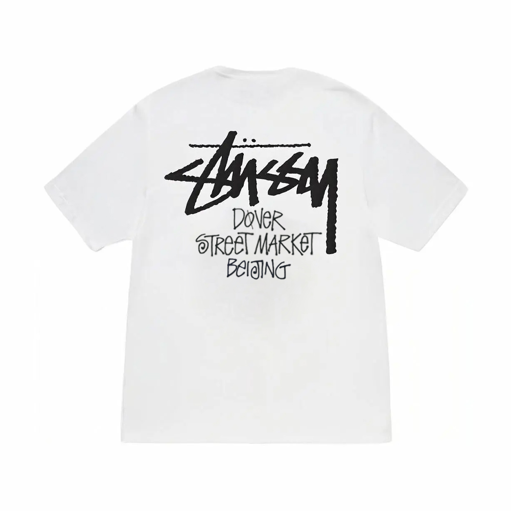 Футболка Unisex Crew Neck Stussy, черный — фото 3