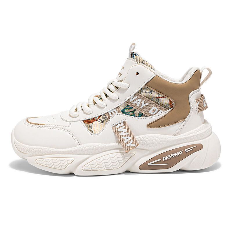 

Кроссовки мужские Lifestyle Shoes Men High-Top Deerway, бежевый/зеленый