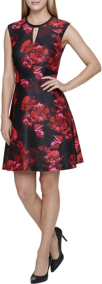 

Женское платье Tommy Hilfiger с романтическим принтом, короткими рукавами и V-образным вырезом, Wine Multi