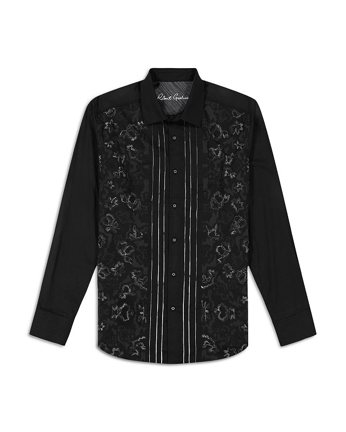 

Гавайская рубашка Robert Graham, черный
