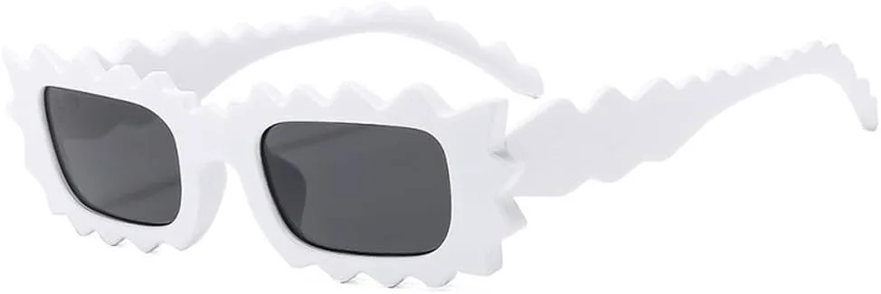 

Солнцезащитные очки прямоугольной формы для женщин и мужчин, с градиентными линзами из поликарбоната, зубчатой ​​оправой и защитой от УФ-излучения UV400 HCPIHF, C2