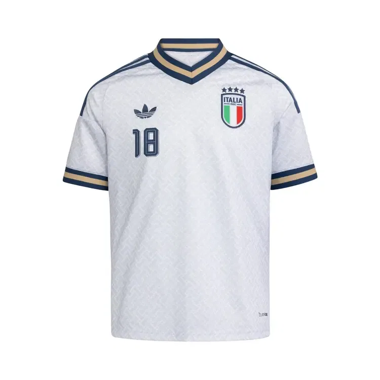 Футболка Adidas Italy 26 Away Barella, белый
