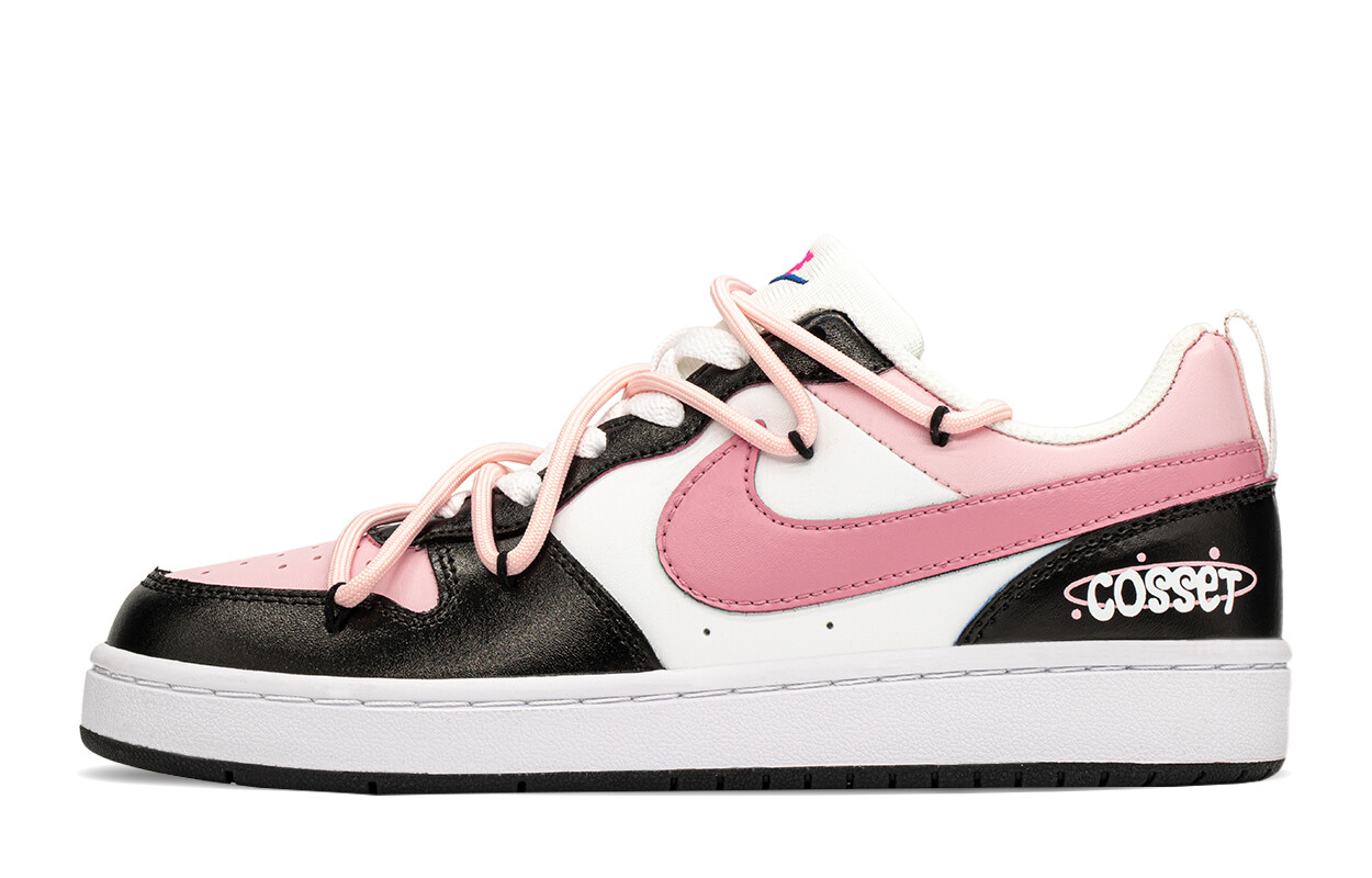

Женские кроссовки для скейтбординга Nike Court Borough Low, Pink/ Black